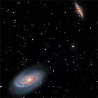 Galaxies M81 & M82
